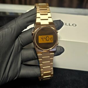 TISSO PRX DIGITAL CHAIN WATCH  (ROSE GOLD)