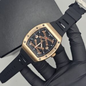X Gear Modern Edge Black gold Square Watch