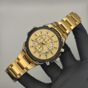 X GEAR WR-30 Luxury Chronograph Watch (Golden)