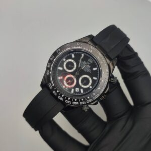 RLX Daytona - Rubber Strap - (Black ) 2