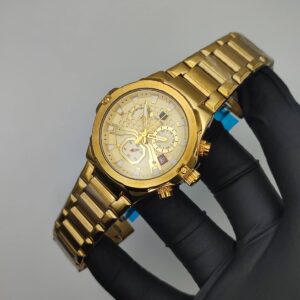 Business Casual Men's Chronograph Watch (Golden)