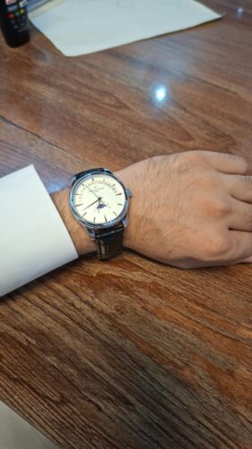 Classic Moonphase Men's Watch ( SILVER ) photo review