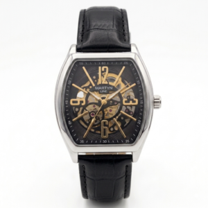 Martyn Line Royal Edition Automatic Watch – Black & Silver